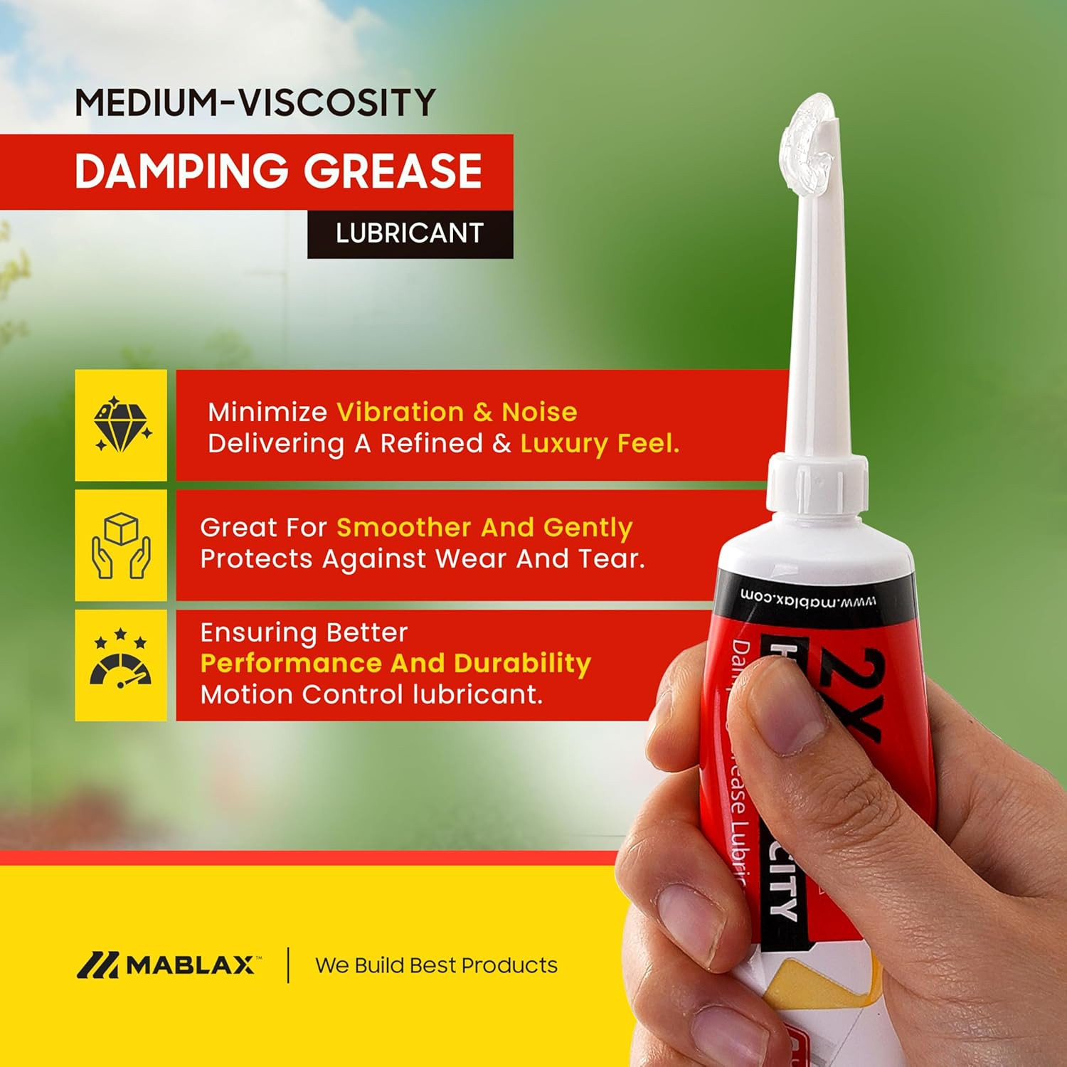 Damping Grease Washing Machine Suspension Rod 50G – Medium-Viscosity Lubricant f