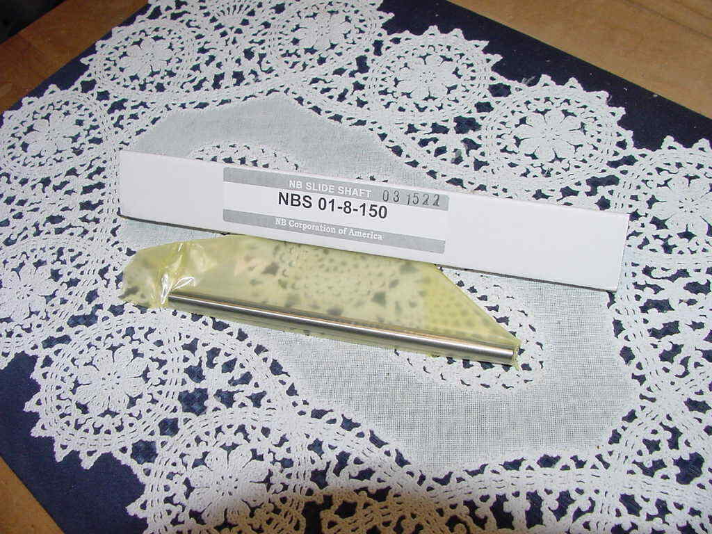NB Corporation of America NBS 01-8-150 NB Slide Shaft, Linear Shaft, NEW In Box!