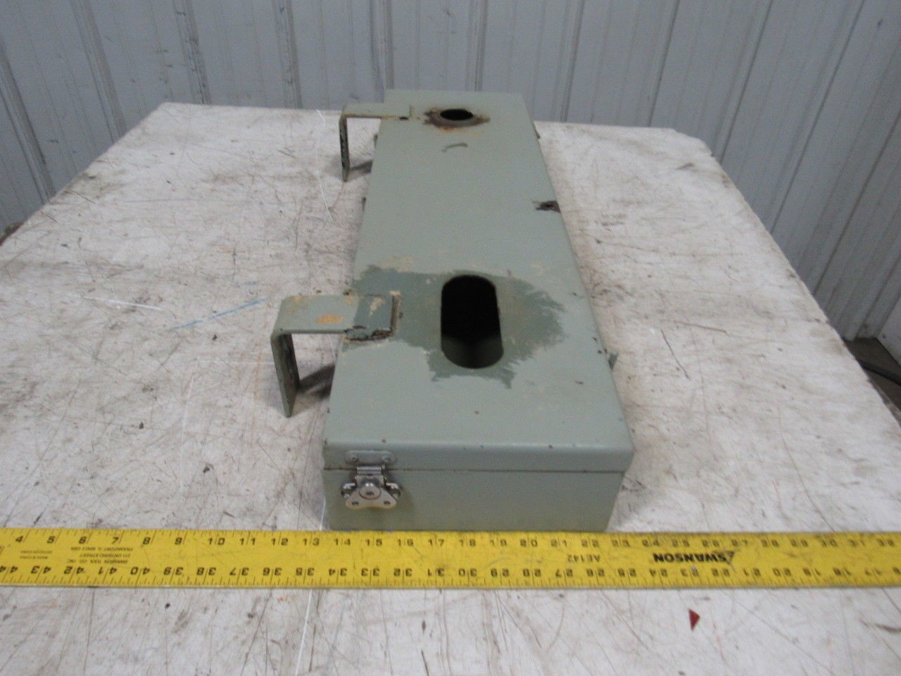 31″x 9″x 4″ V-Belt Drive And Idle Pulley Guard Hinged Door