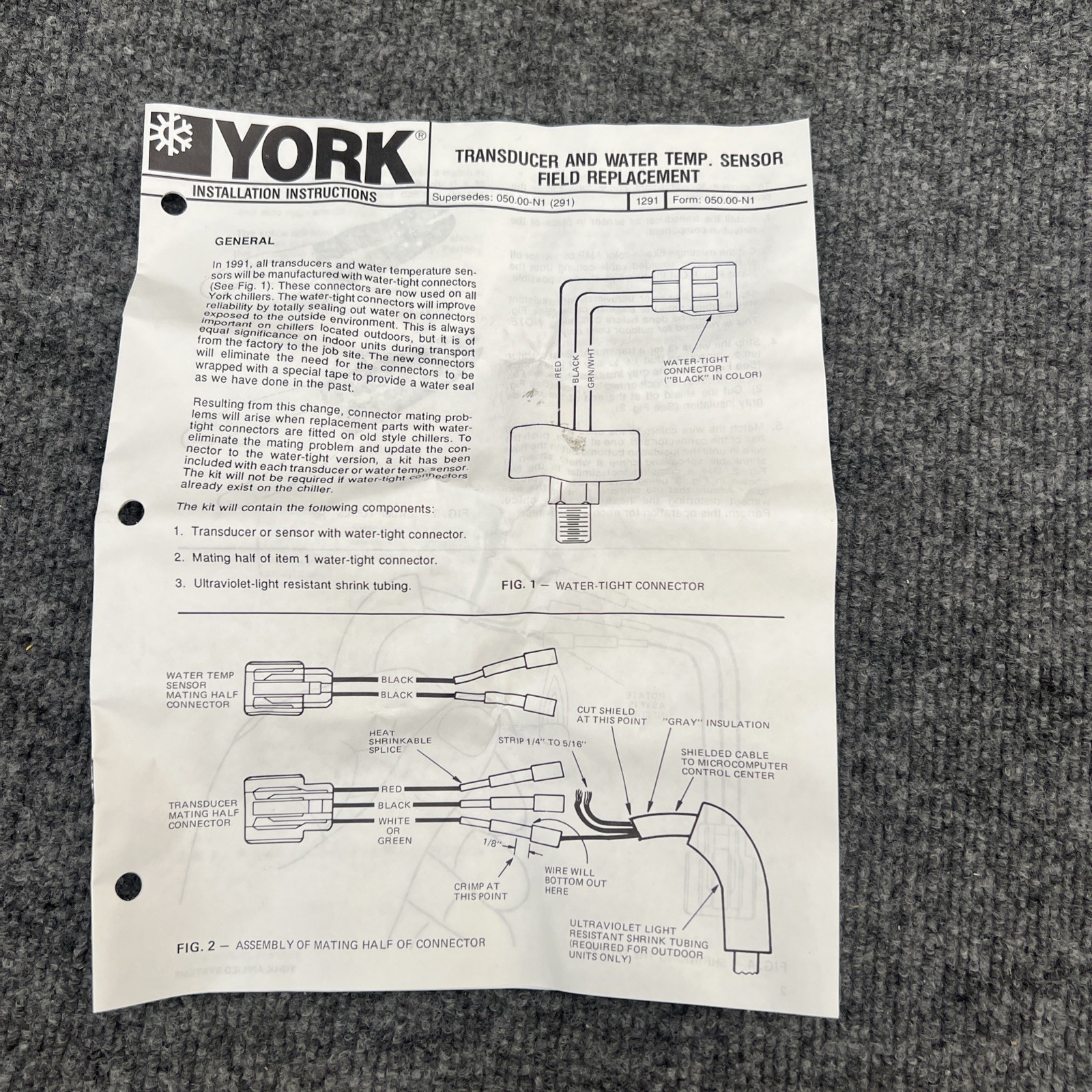 York International 325-25927-600 Oil Pressure Transducer New Other