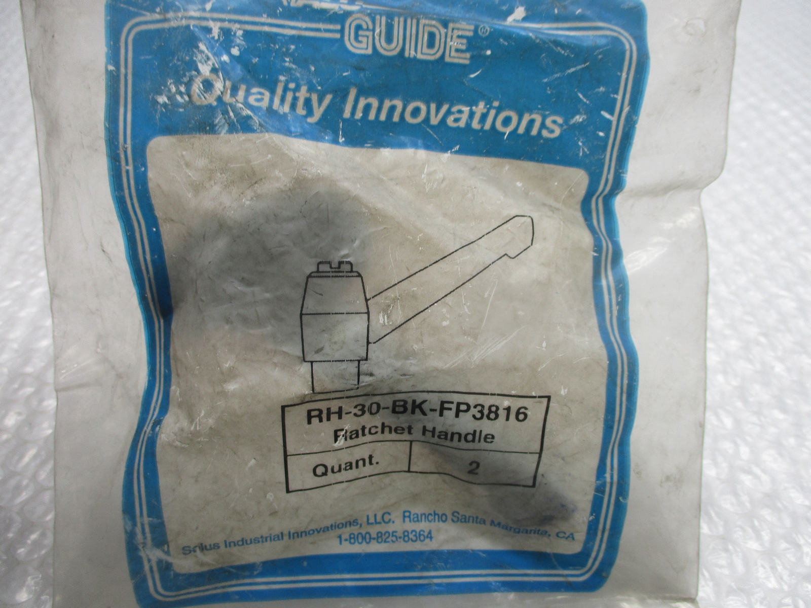 VALU GUIDE RH-30-BK-FP3816 RATCHET HANDLE PKG OF 1 NSMP