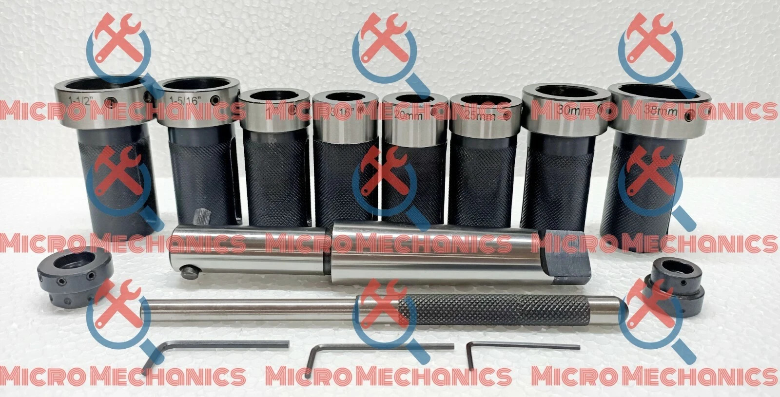 10x Die Holder Kit For Lathe Tailstock Morse Taper # 4 Sliding Action- Inch & MM