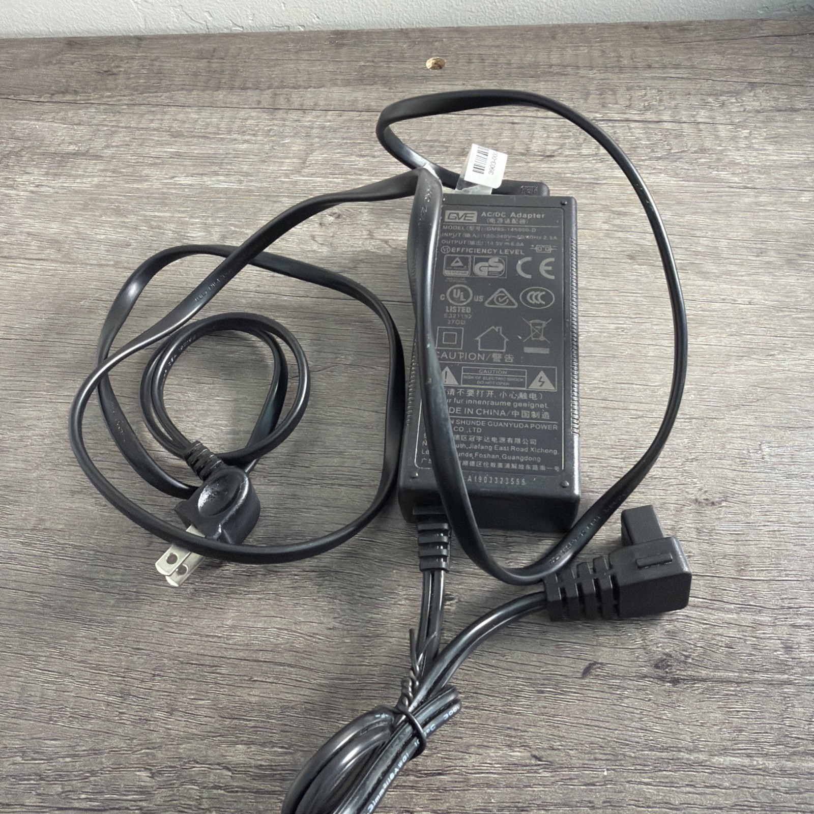 GVE Car Refrigerator Power Adapter GM95-145600-D 14.5V 6.0A 87W 12/24V