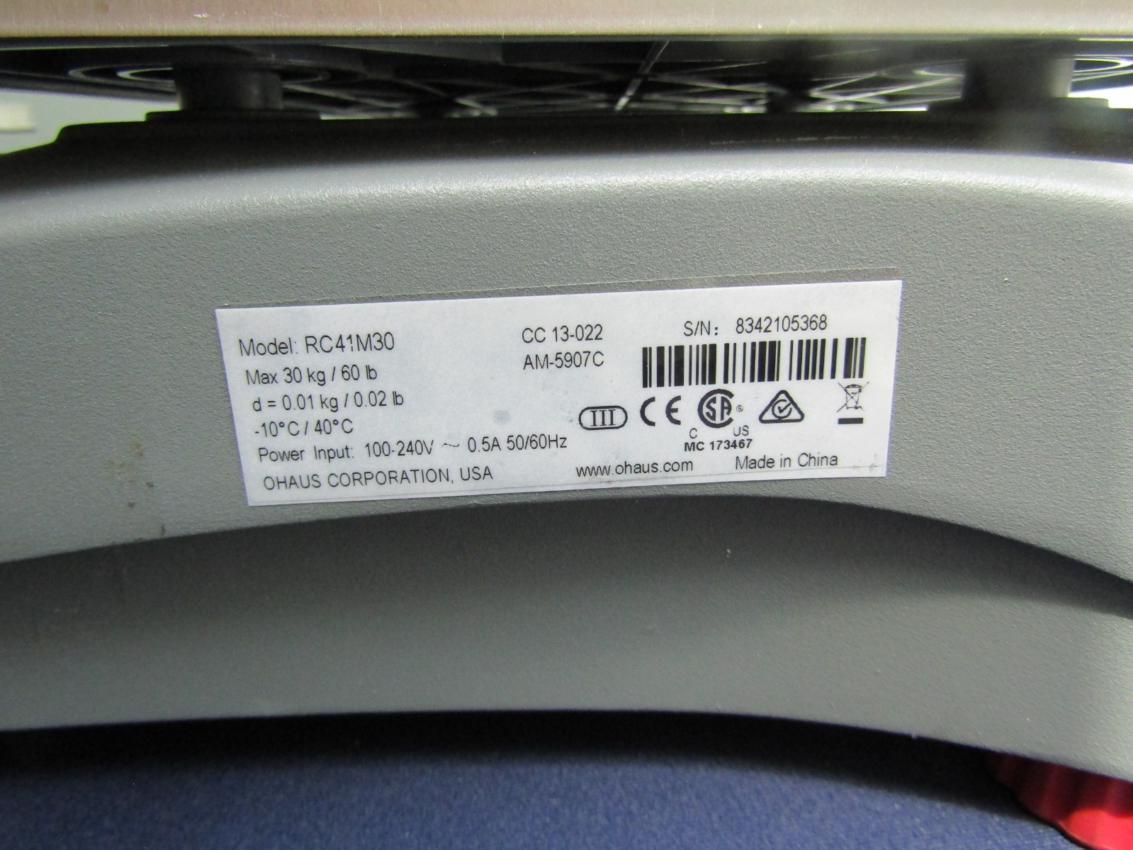 Ohaus RC41M30 Ranger Count 4000 Durable Counting Scale max 30kg/60lb GUARANTEED