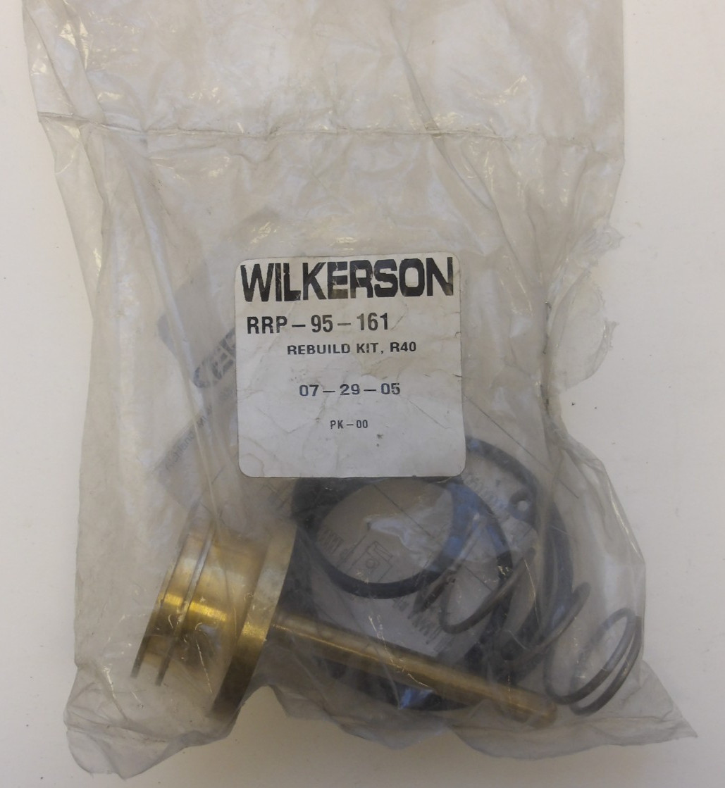WILKERSON P/N: RRP-95-161 PNEUMATIC VALVE REBUILD KIT R40 NEW