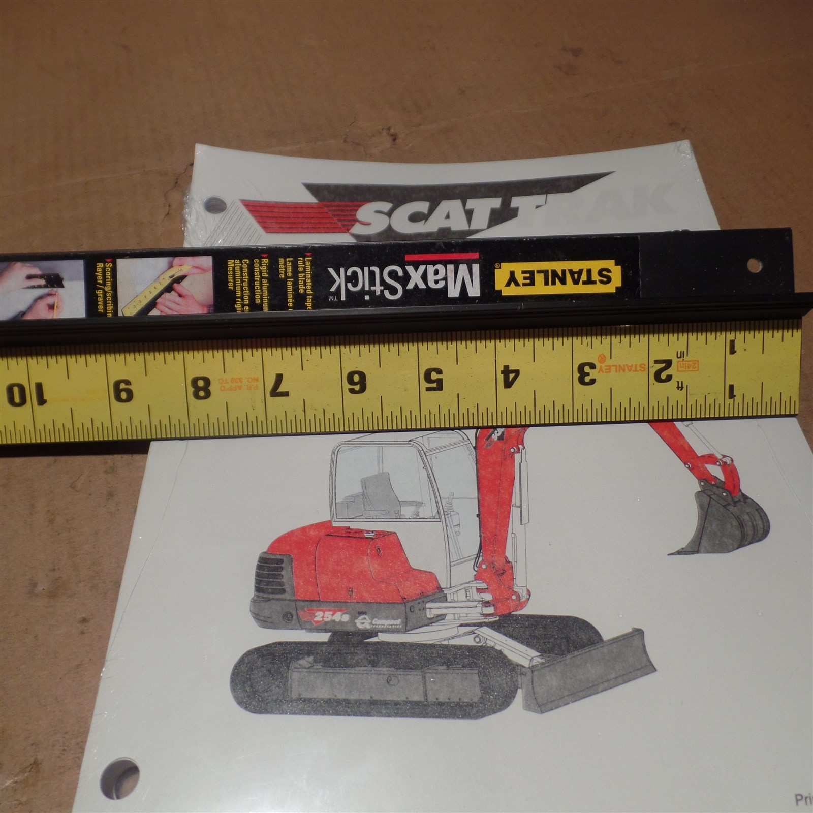 SCAT TRAK MINI EXCAVATOR MODEL 254S PARTS MANUAL, 8990400, OMNIQUIP