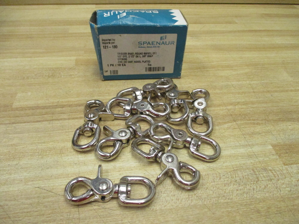 Spaenaur 121-180 Trigger Snap Hook 121180 (Pack of 9)