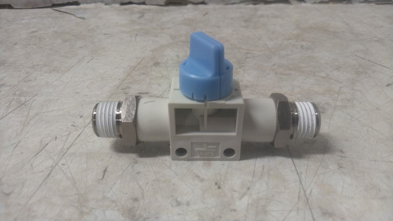 SMC VHK3A-02S-02S 10 Pk 1/4 In Port Connection Finger Valve