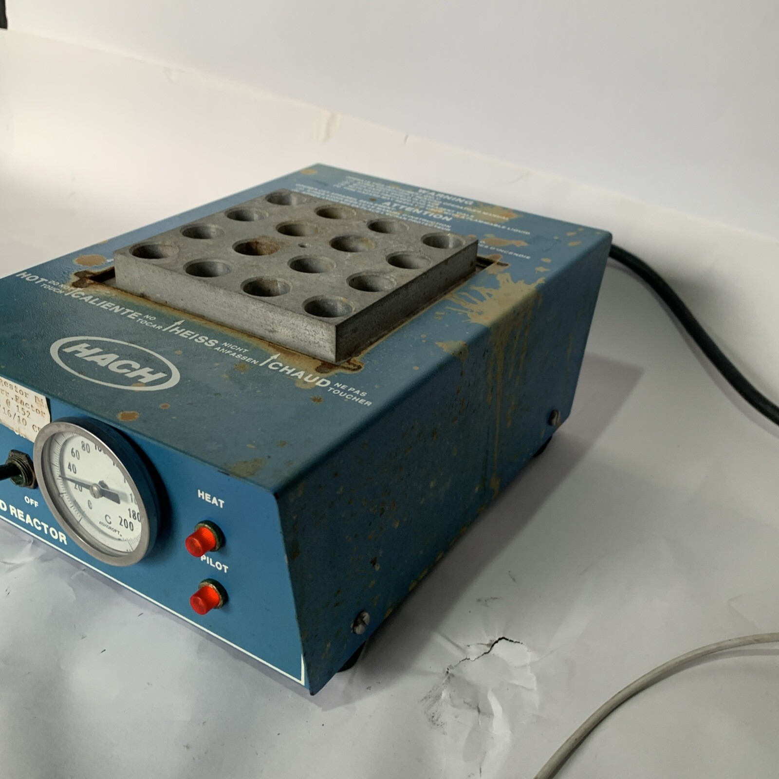 HACH Cod Reactor 16500-10 120 VAC 50/60Hz A6311WVS