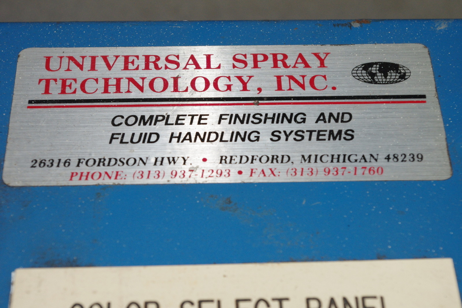 Hoffman Engineering Air/Fluid Spray Control Panel Universal Spray Technology