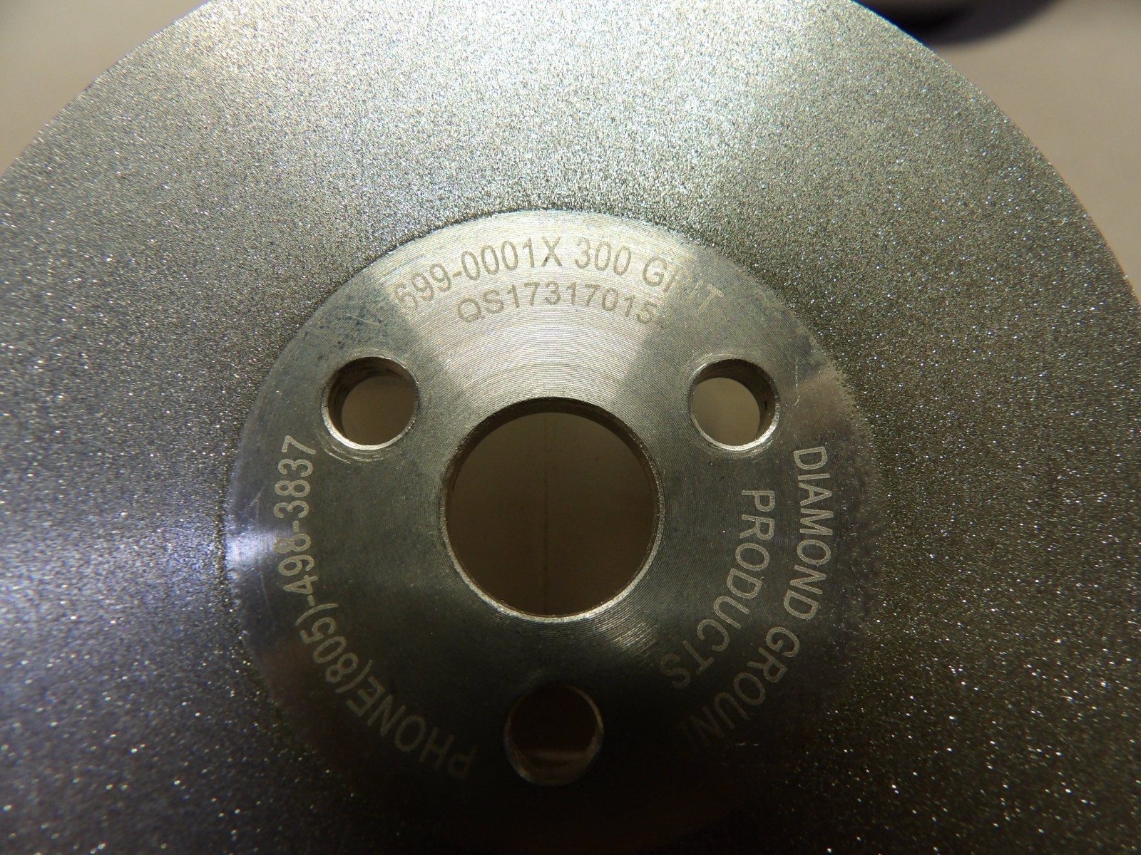 699-0001X 300G DOUBLE SIDED DIAMOND WHEEL FOR PIRANHA II & DGP GRINDERS