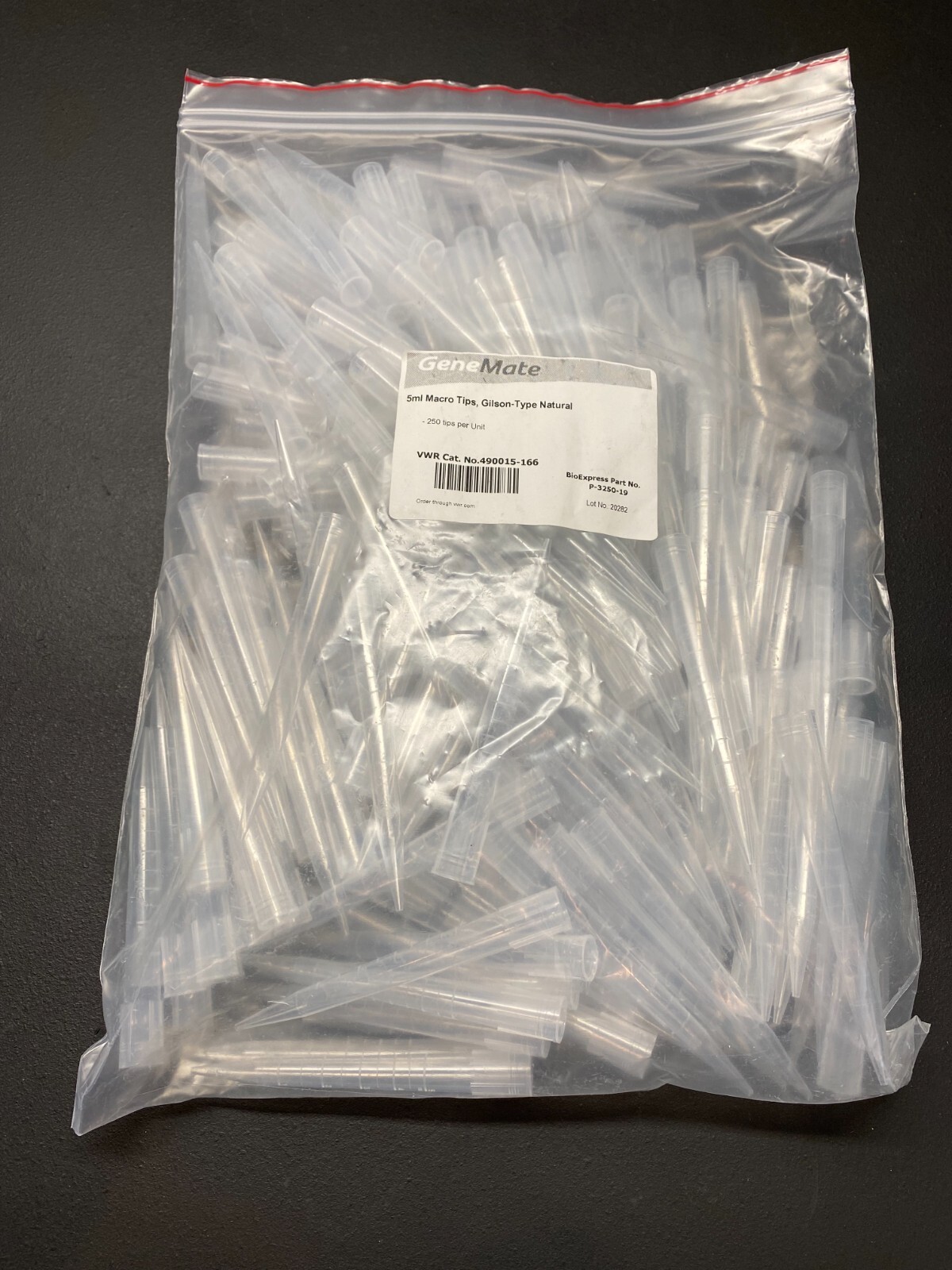 VWR Plastic 16466-044 2mL Microtube Centrifuge w/ Cap and Graduations Conical
