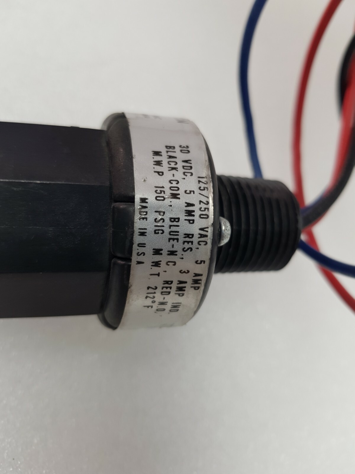 W.E. Anderson Flotect Flow Switch 125/250vac 5 amp
