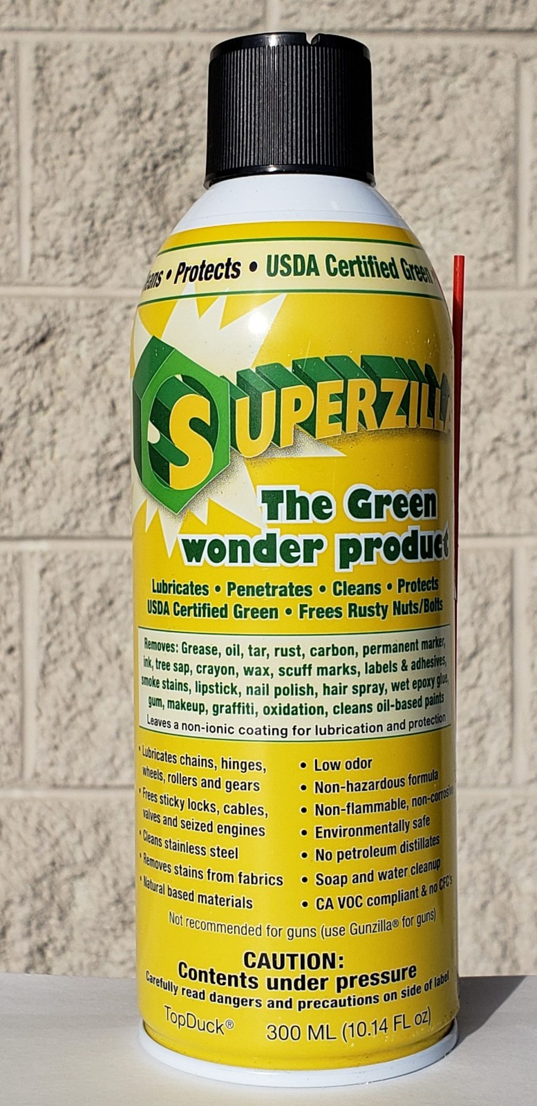 300 ML (10.14 oz) Aerosol Can of Superzilla The Green Wonder Product