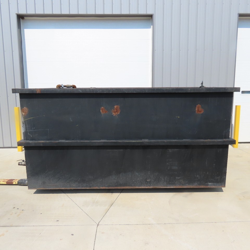 1800 Gallon Open Top Steel Waste Oil Recovery Storage Tank 120″ x 60″ x 60″ Tank
