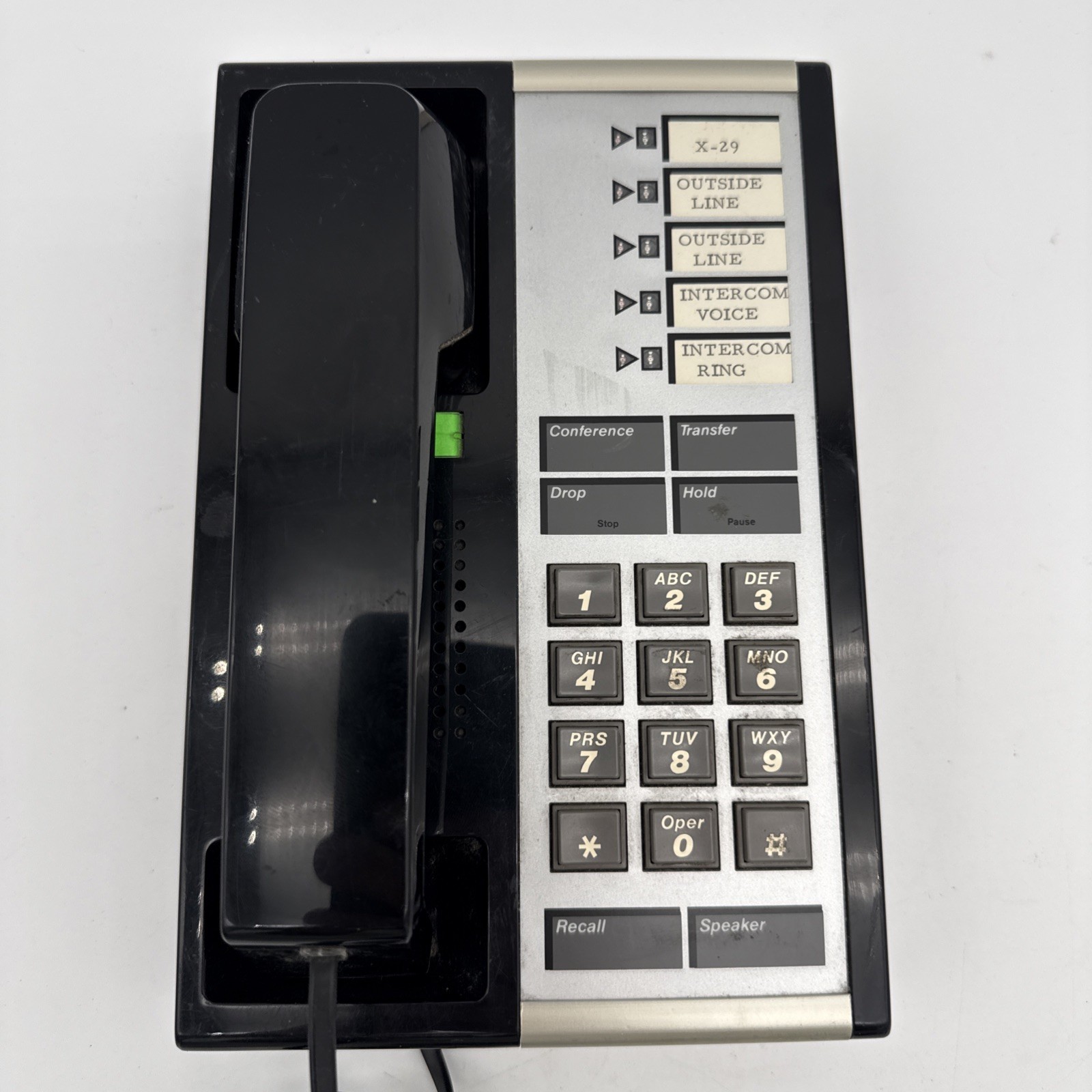 Vintage Office Landline Desk Phone Multi Line Intercom AT&T 27302H01C Recall