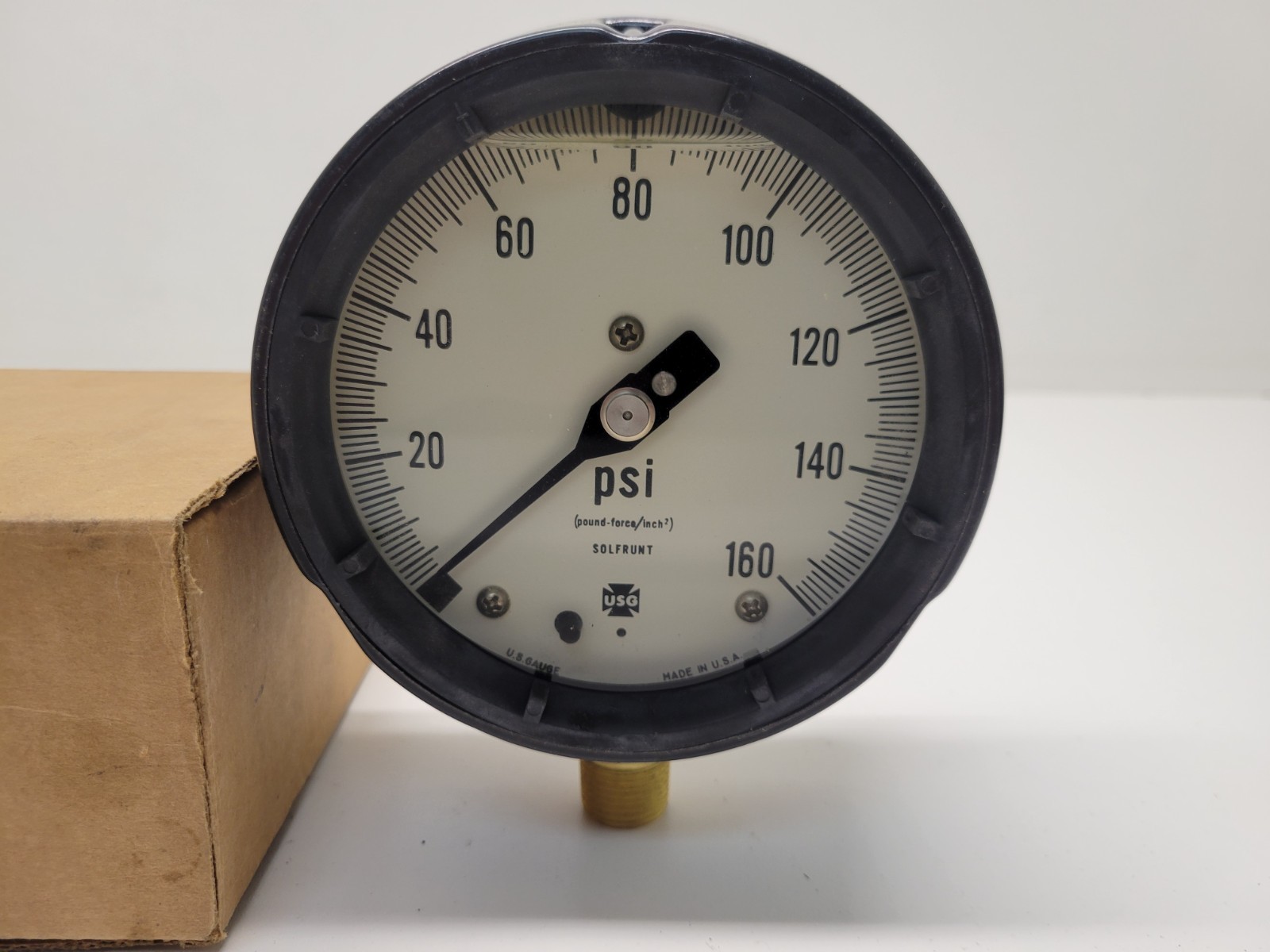 NEW OLD STOCK! AMETEK 0-160PSI PRESSURE GAUGE 1980