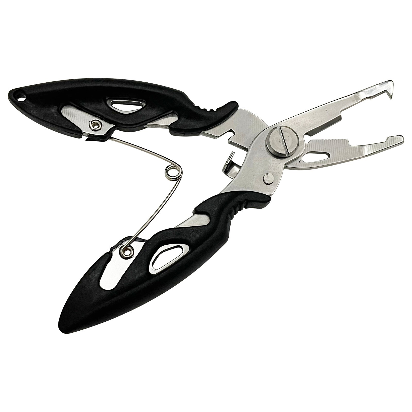 Outdoor Fishing Pliers Scissors Line Cutter Split Ring Hook Remover Tool 1PCS