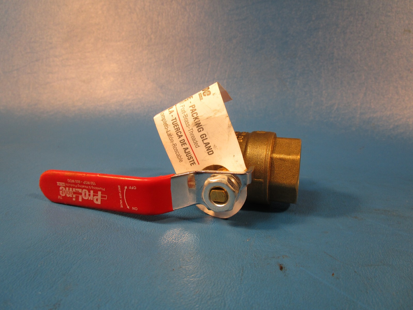 ProLine 107-814NL, Brass Full Port Packing Gland Ball Valve 3/4″ N 600 PSI