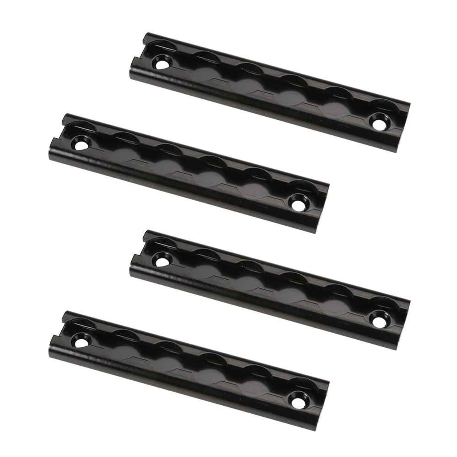 USCC 6″ Black L Track – Secure Motorcycles, Dirt Bikes, ATVs, Etc. – 4PK