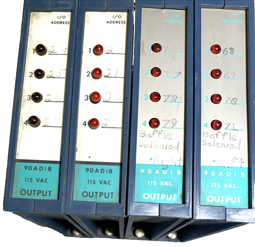 LOT OF 4 ISSC I/O 90AD1B 115 VAC OUTPUT
