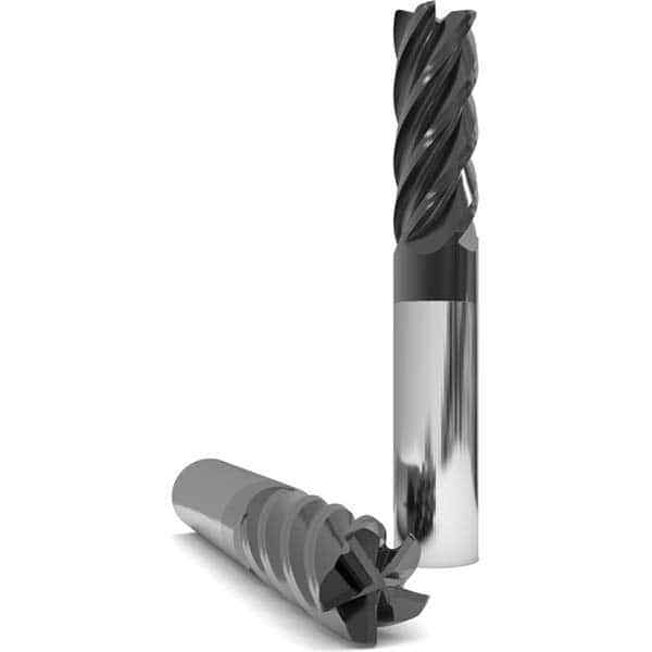 GWS 120979 Square End Mill: 1/8″ Dia, 1/4″ LOC, 1/8″ Shank, 1-1/2″ OAL, 5 Flutes