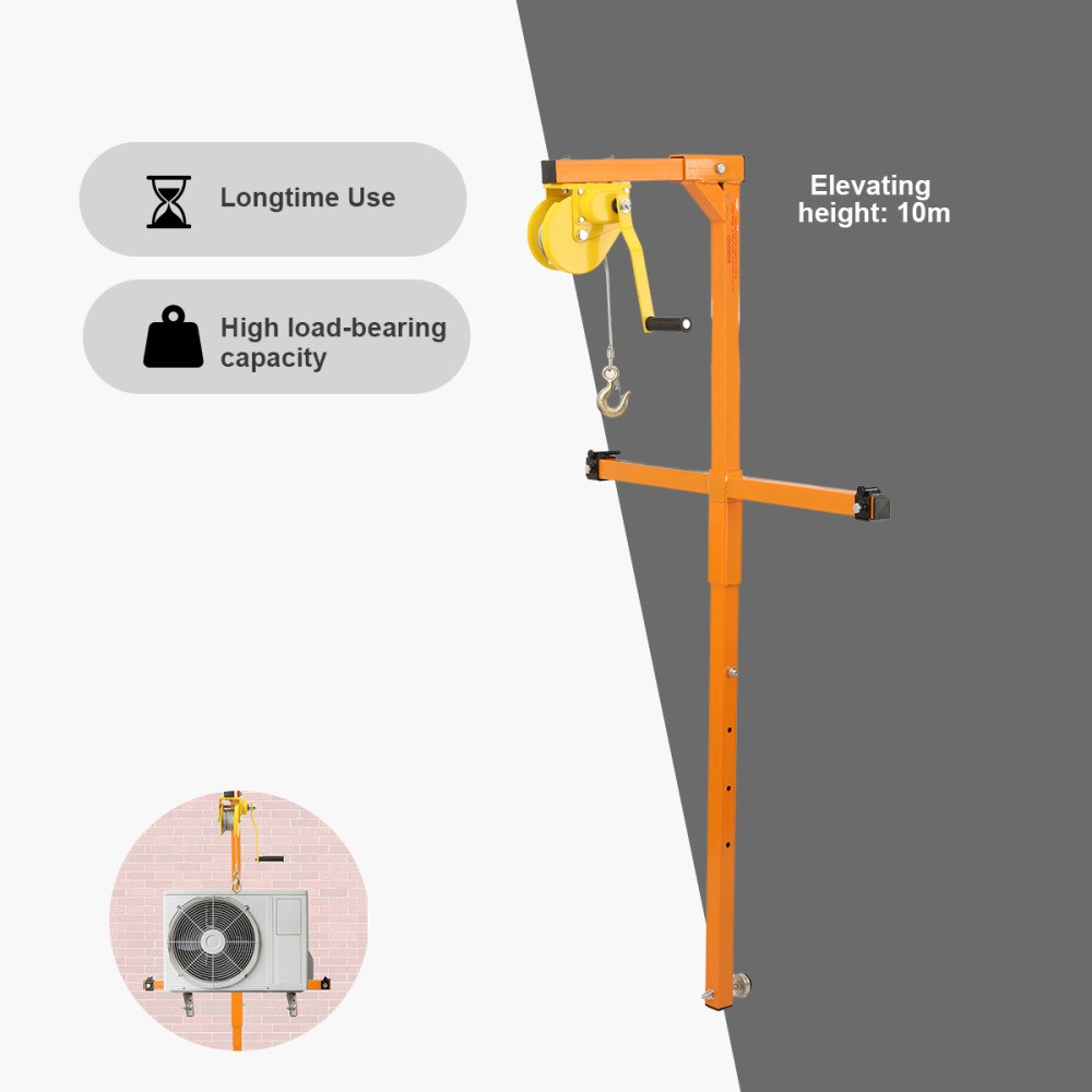 AC Air Conditioner Outside Installation lifting Tool 10M Bracket Crane Tool USA