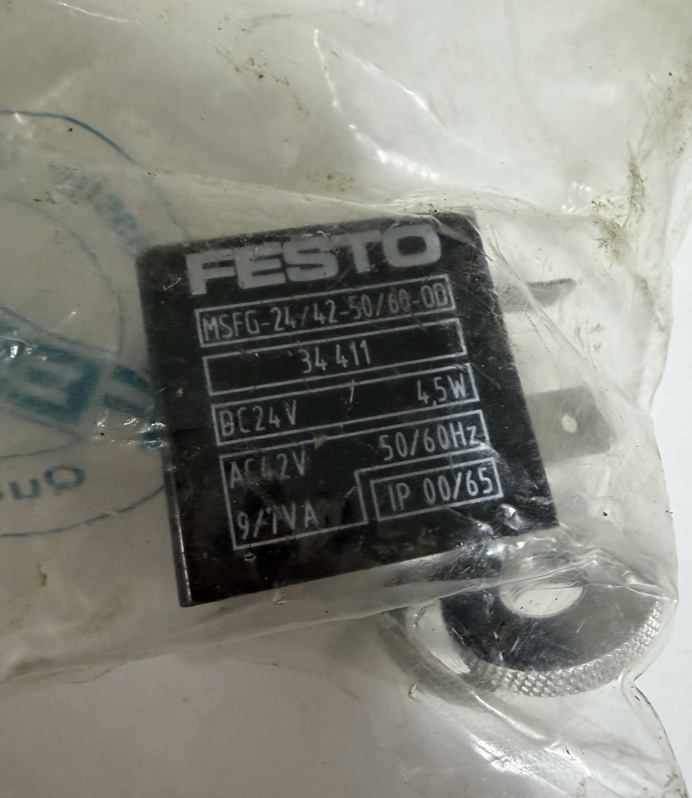 FESTO MSFG-24/42-50/60-0D Solenoid Coil