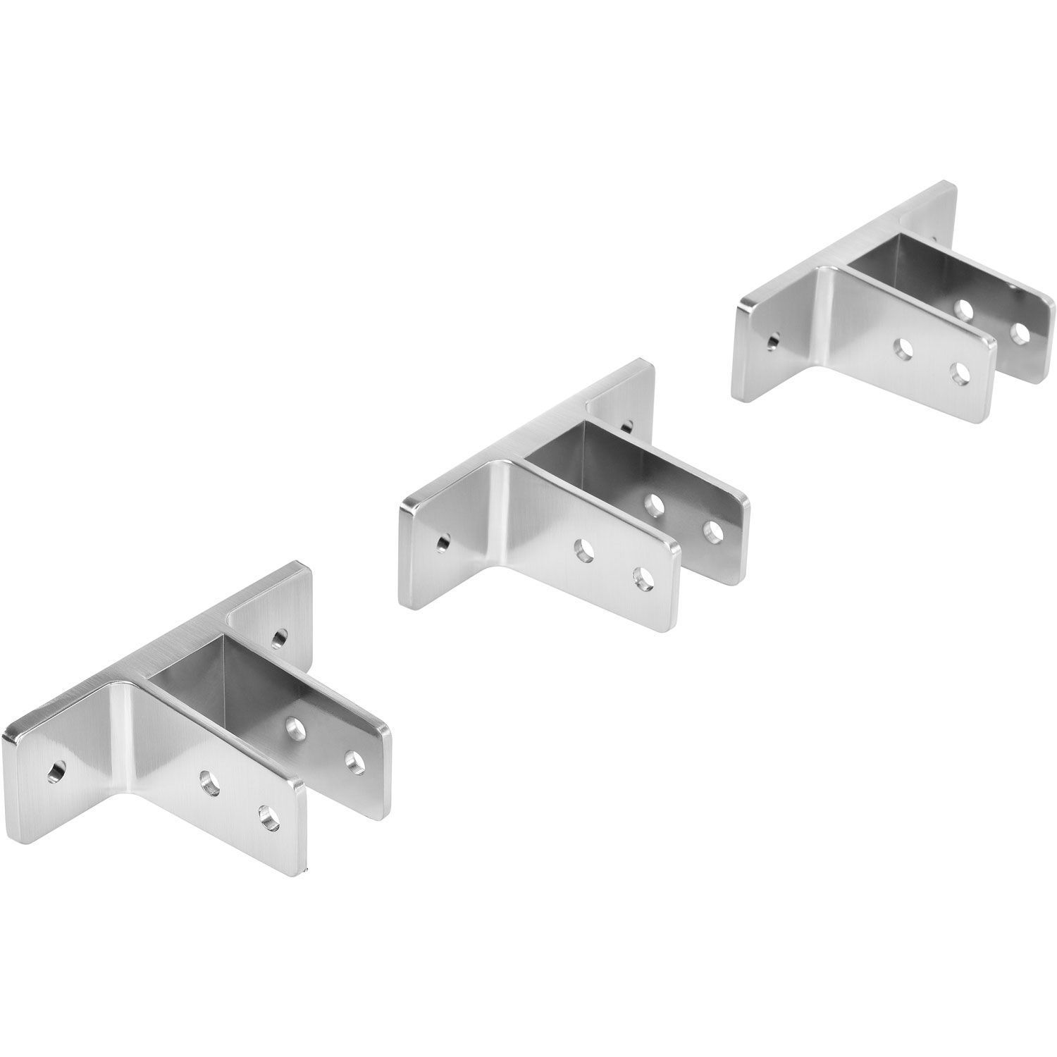 Global Industrial Urinal Screen Steel Bracket Kit with Hardware