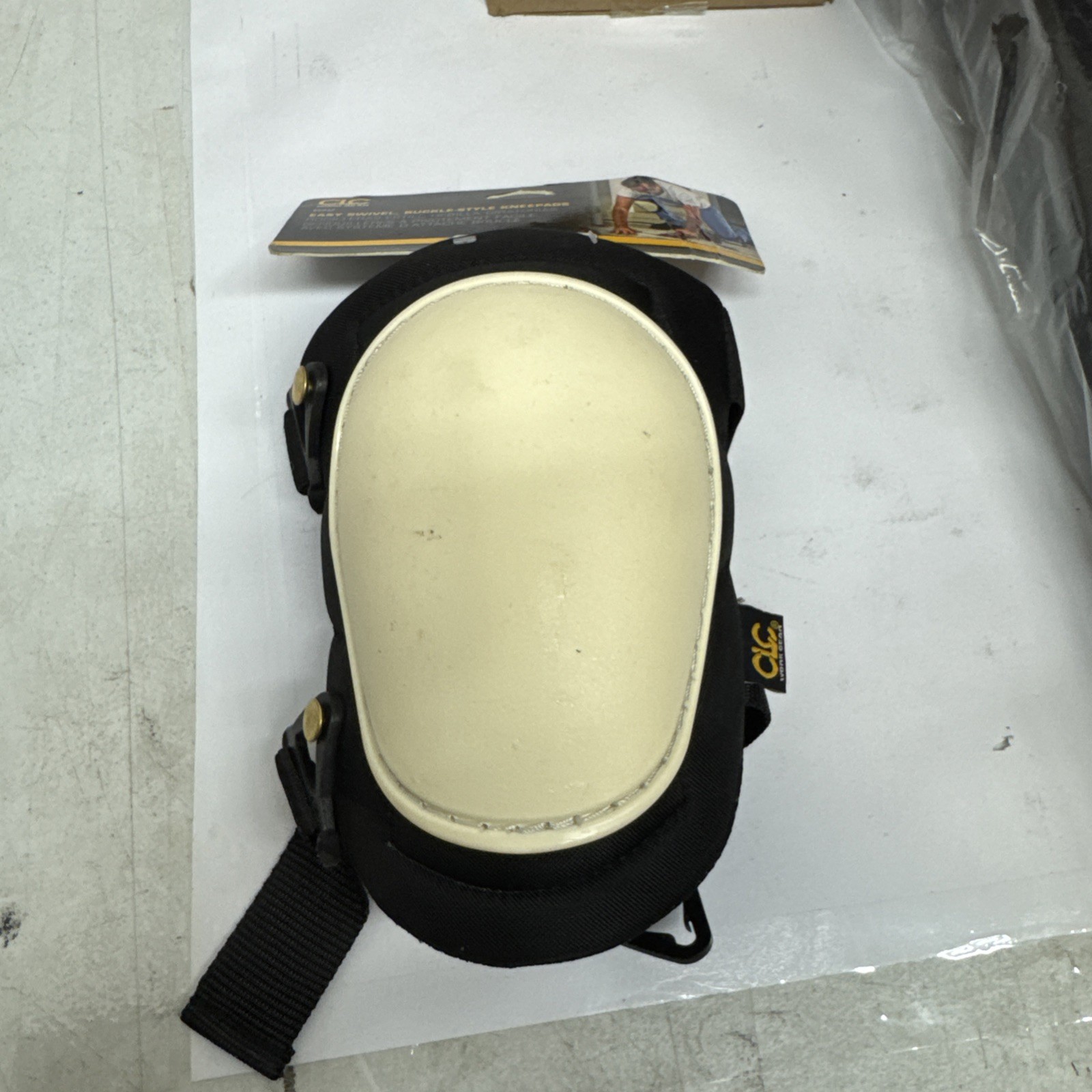 Clc Work Gear V237 Knee Pad, Swivel, Foam Pad, Plastic Cap, Quick Release