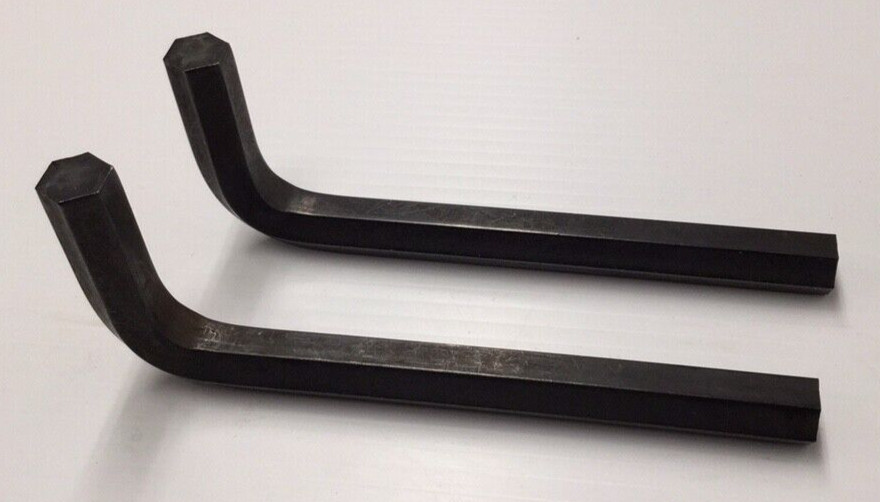 Allen 57032 1/2″ Short Arm L- Hex Key Allen Wrench 5-3/4″ Length (Pack Of 2)