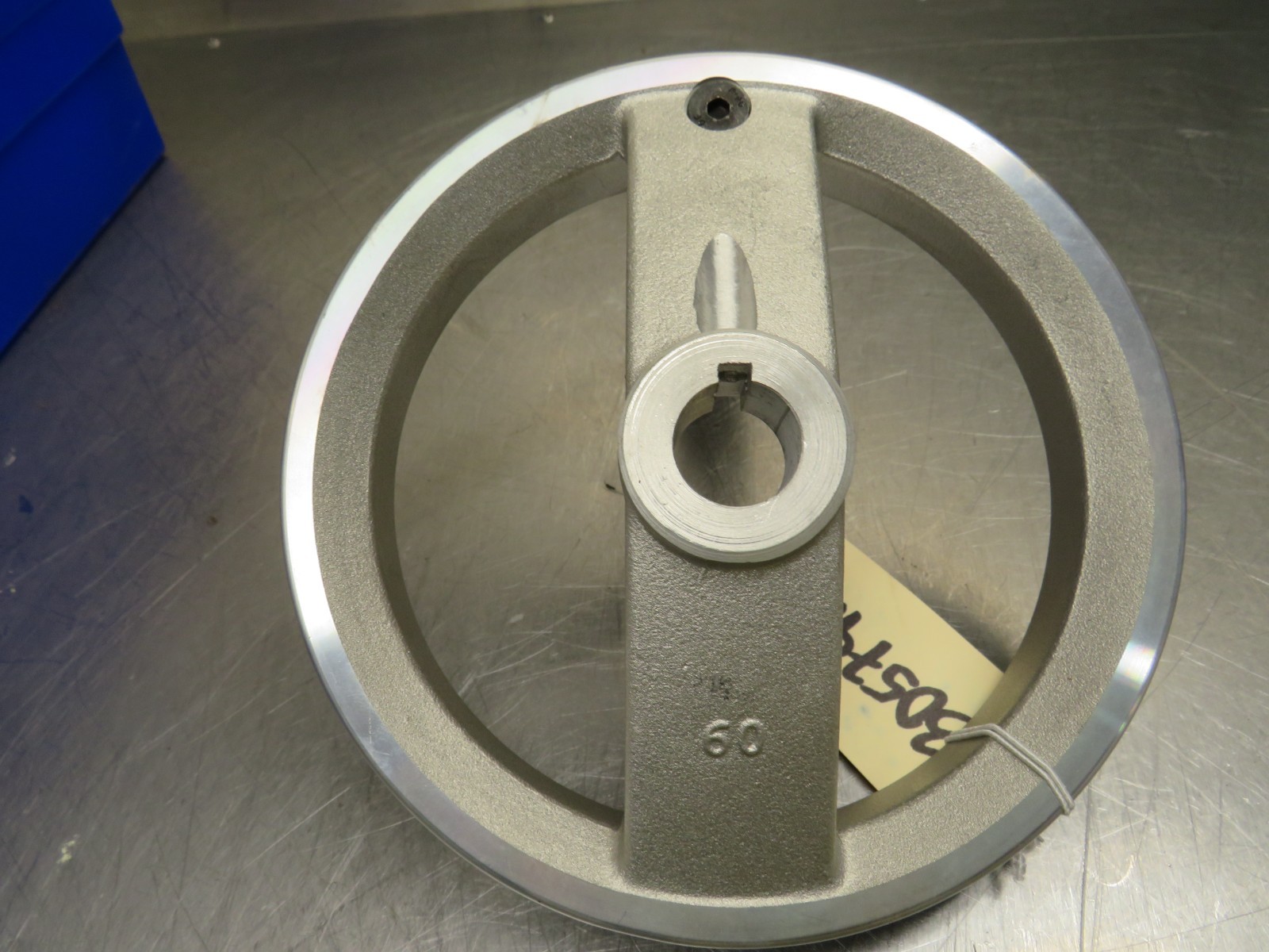 Madler Handwheel 67071601 Alum. 2 Spoke 6.3″ x 3/4″ Bore Retractable Handle