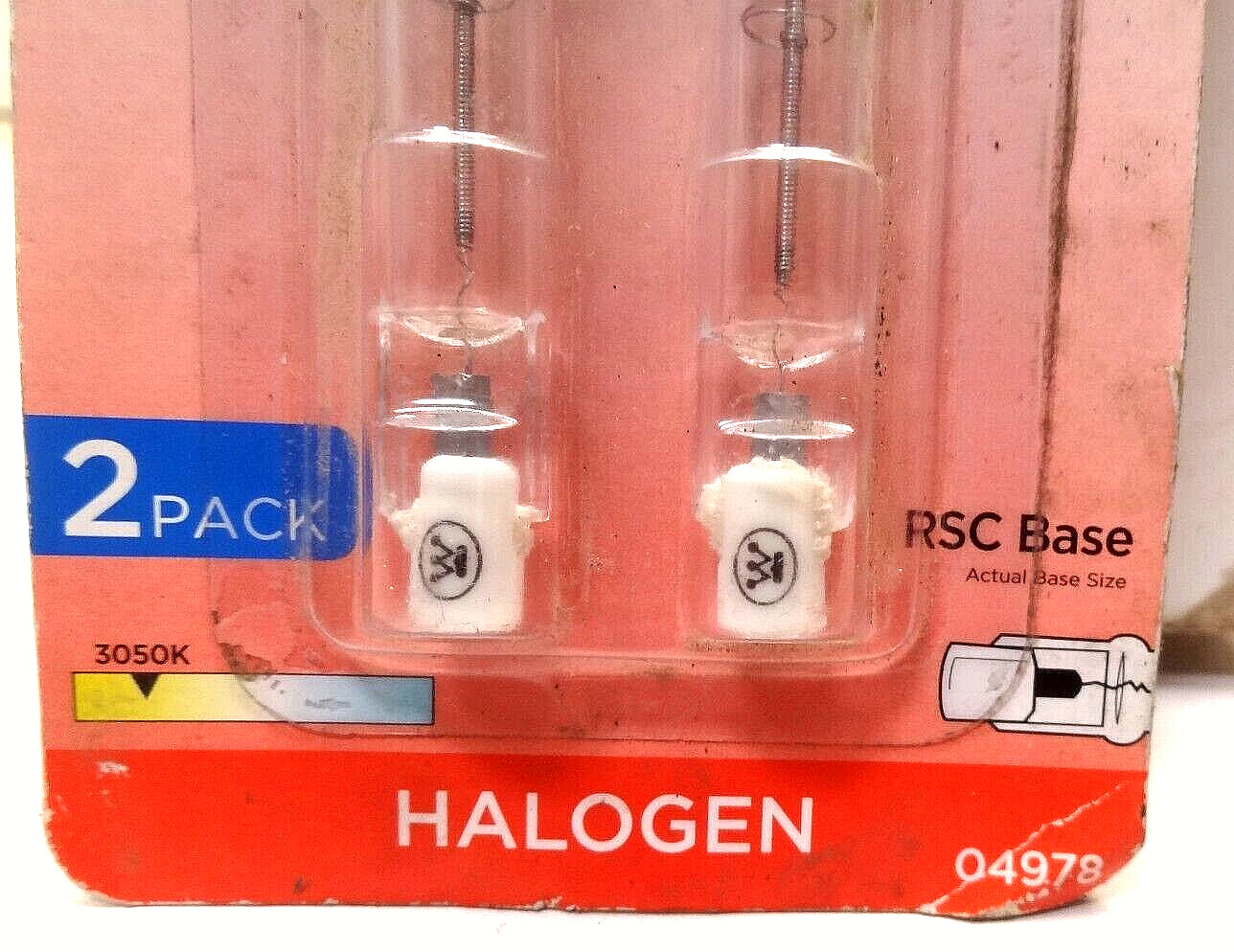 Westing House Halogen Double-Ended Bulb 500W 120V Base 2Pack 3050K 4.7 Inch