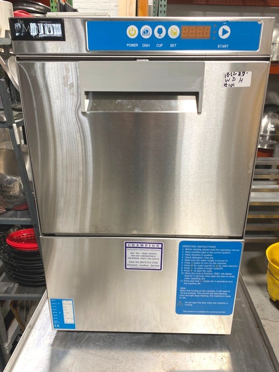 Dishwasher Undercounter Glasswasher GR-202H Hot‑ w/t Boiler, 20 racks/hr