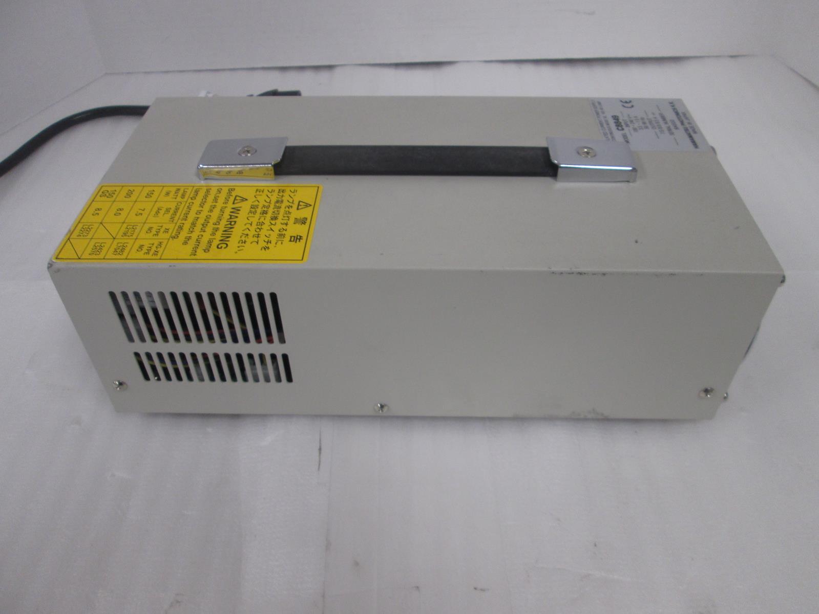 HAMAMATSU PHOTONICS C8849 REGULATED CURRENT POWER SUPPLY FOR MODEL XE HG-LE LAMP