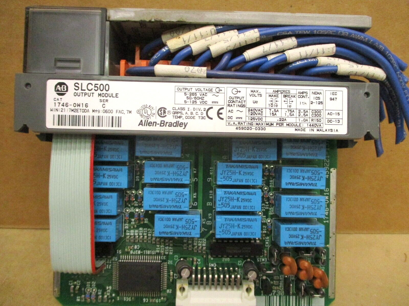 Allen-Bradley SLC 500 1746-P4 Ser A 1747-SDN 1747-DCM 1746-IB16 48680GN