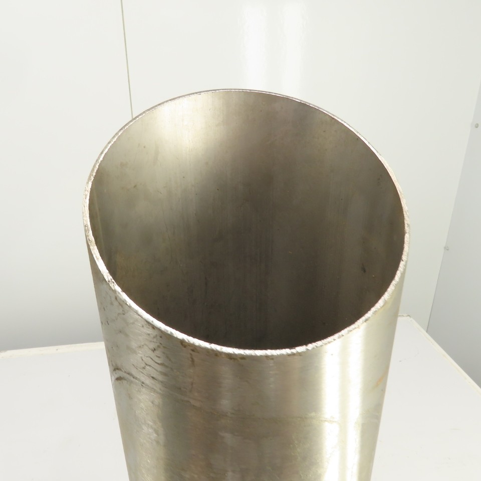 5″ OD x 25-1/2″ Stainless Steel Exhaust Top Stack Pipe Miter Cut
