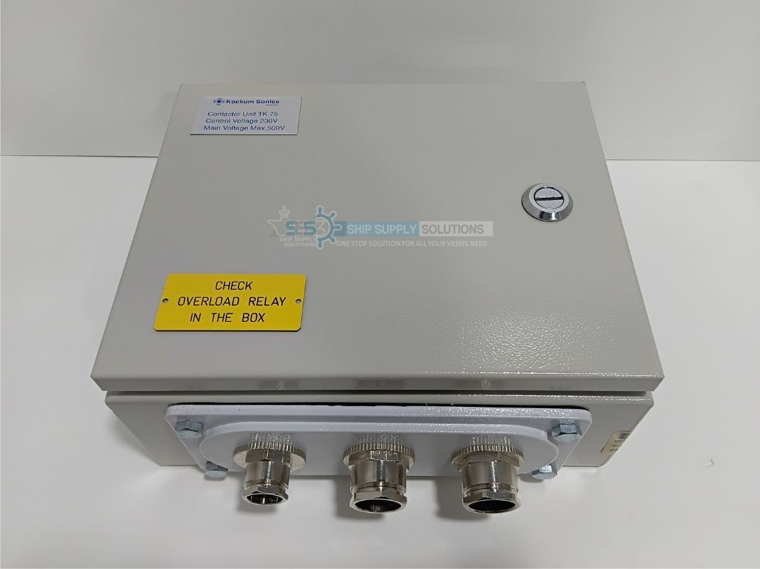 Kockum Sonics TK 75 A Contactor Unit Control Voltage 230V, Main Voltage Max 500V