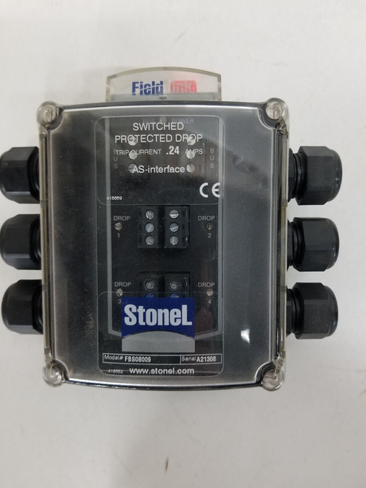 StoneL FBS08009 Valve Position Sensor Field Link Switched Protected Drop Conn.