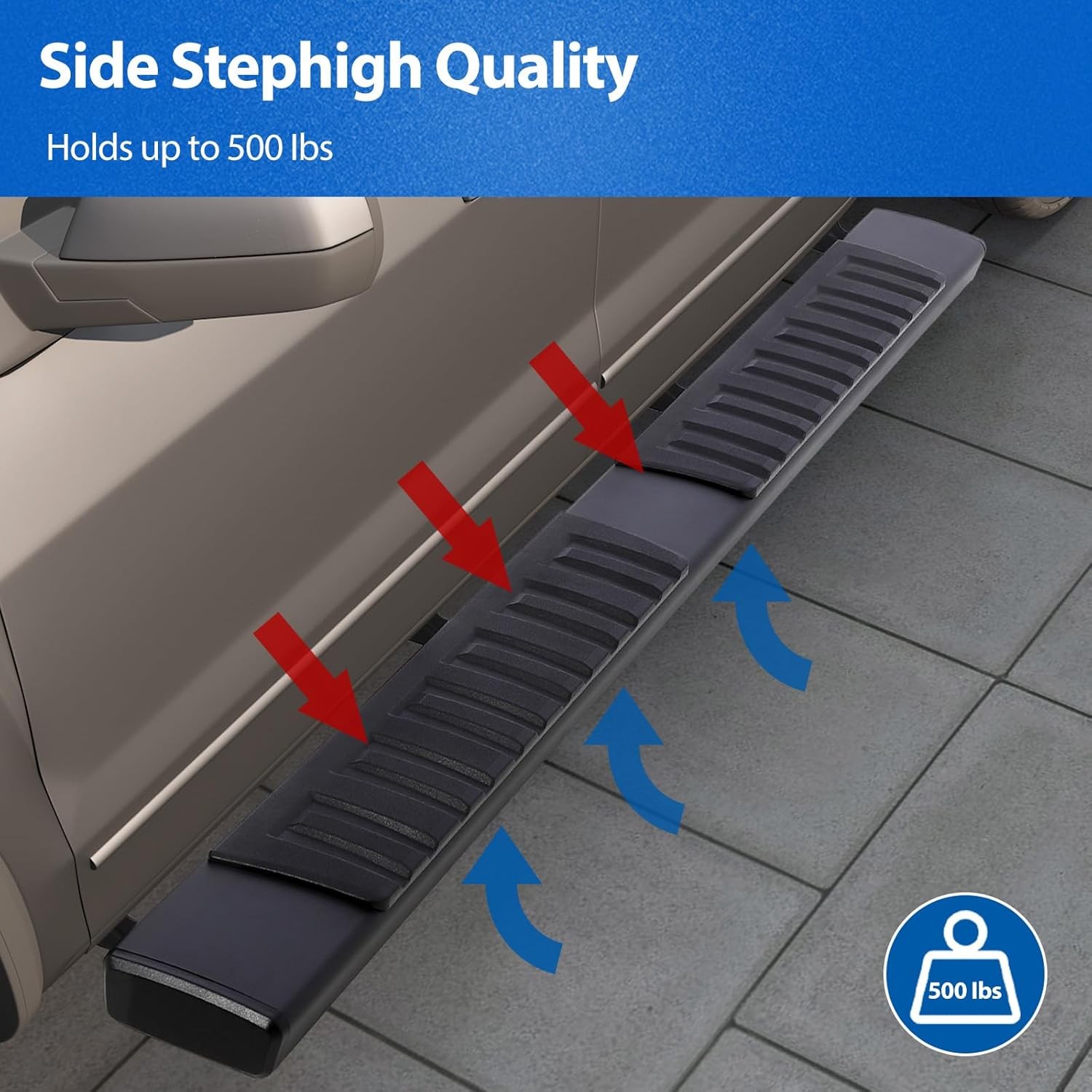 Garvee 6 in Running Boards, Side Steps for 2019-2024 Dodge Ram 1500 New Body