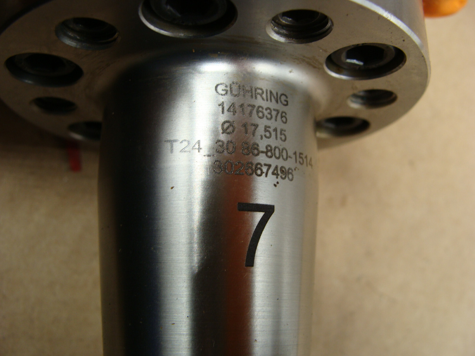 GUHRING 14176376 17.515 T24_30 86-800-1514 302564496 14480777 4723 70.063 HSK63