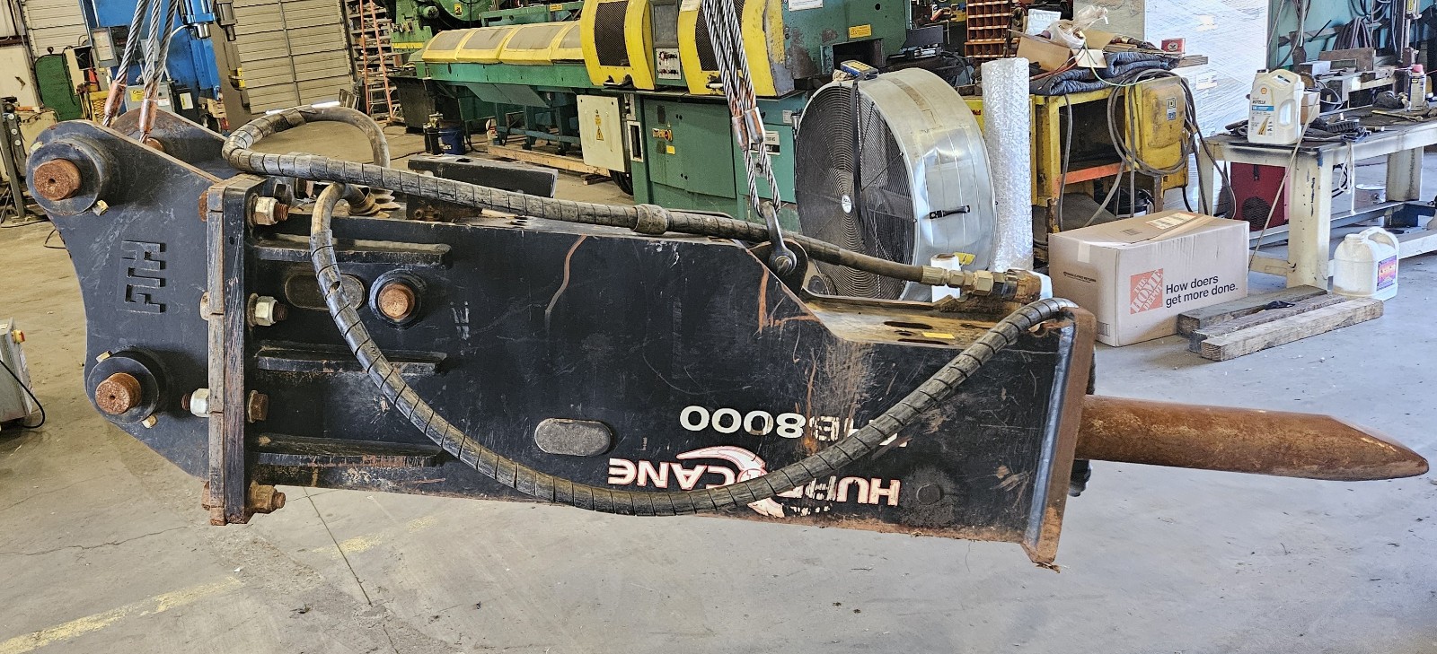 HURRICANE THB8000 HYDRAULIC HAMMER FOR 25-35 TON EXCAVATOR