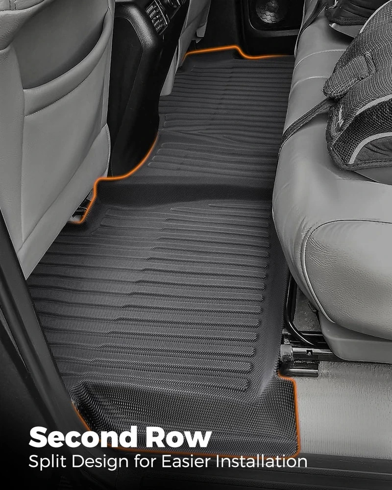 for Toyota Tundra Floor Mats 2011 2010 2009 2008 2007, Custom Fit All-Weather Ca
