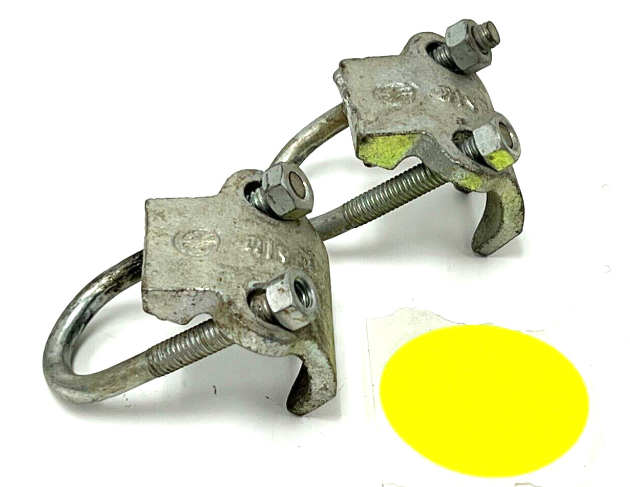 STEEL CITY RC34 3/4″ BEAM CLAMPS (LOT OF 2) HIGH SPEED STEEL