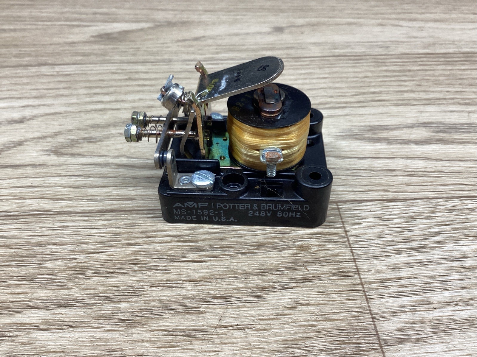 AMF POTTER & BRUFIELD MS-1592-1 248V 60HZ RELAY #109G156*CO