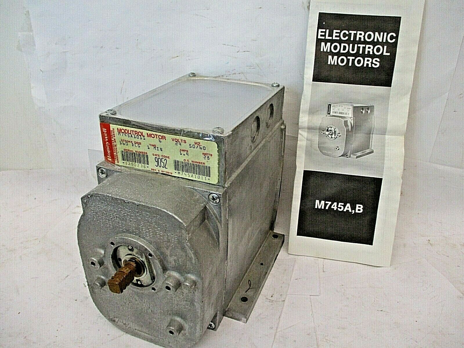 New Open Box Honeywell Modutrol Motor M745A1011 24V 50/60Hz 28W 1.4Amp A4302DH