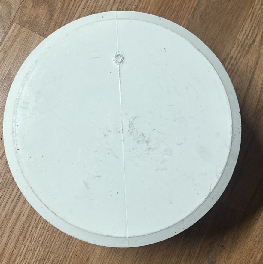 8-Inch End Cap for A DR35 PVC PSM SWR Sewer Pipe Solvent Weld USA Made