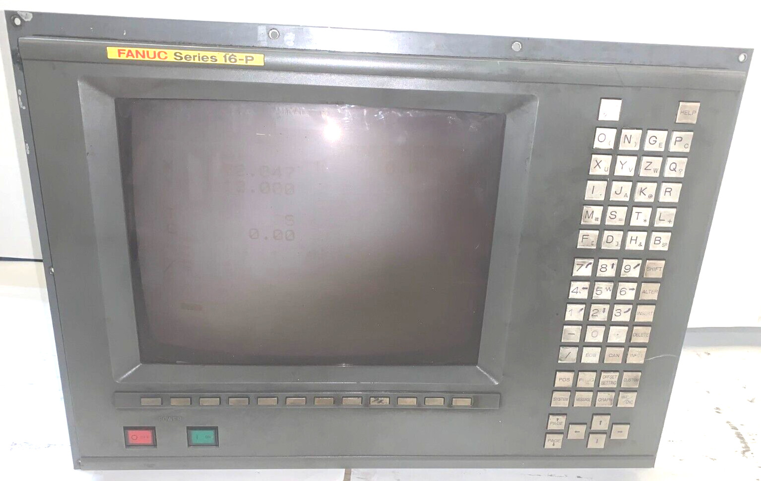 TOSHIBA OPERATOR DISPLAY MONITOR D14CM-05A FANUC A61L-0001-0094 *BROKEN*