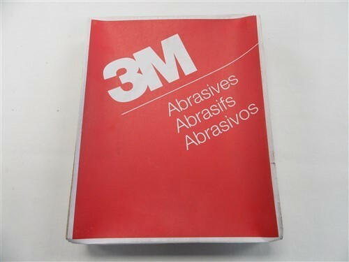 3M ALUMINUM OXIDE SANDPAPER QUANITY 100 SHEETS 9″ X 11″ 100 GRIT 02114