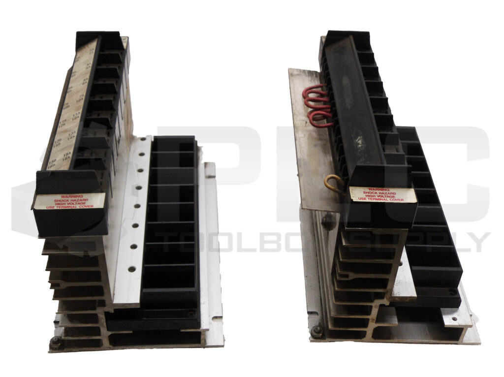LOT OF 2 RELIANCE ELECTRIC 45C1A I/O RAIL 10A 300V 802802-7RD